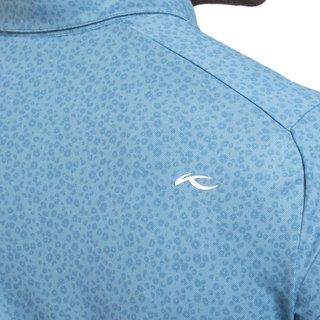 KJUS Lance Printed pánske polo, atlas blue