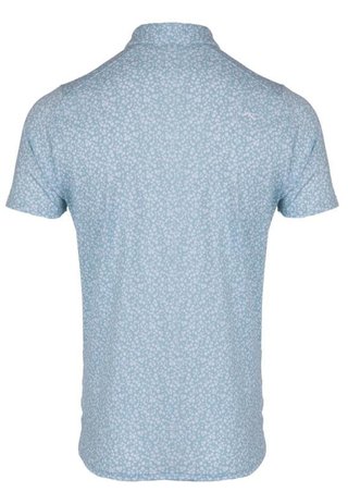 KJUS Lance Printed pánske polo, riverbank/white