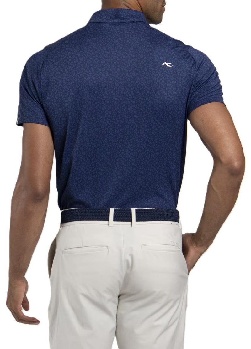 KJUS Lance Printed pánske polo, atlanta blue