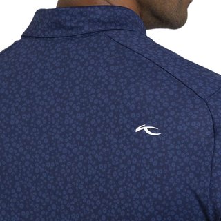KJUS Lance Printed pánske polo, atlanta blue