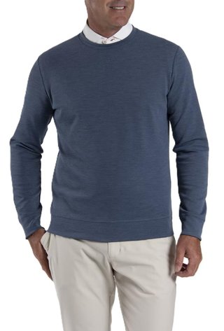 KJUS Essentials Crew Neck pánska mikina, riverbank/atlanta blue