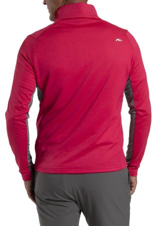 KJUS Hydraulic Midlayer Half-Zip pánska mikina, rhubarb/pewter