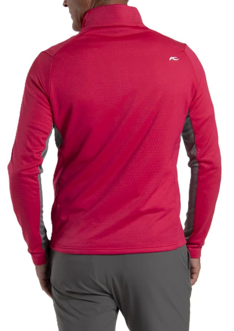 KJUS Hydraulic Midlayer Half-Zip pánska mikina, rhubarb/pewter
