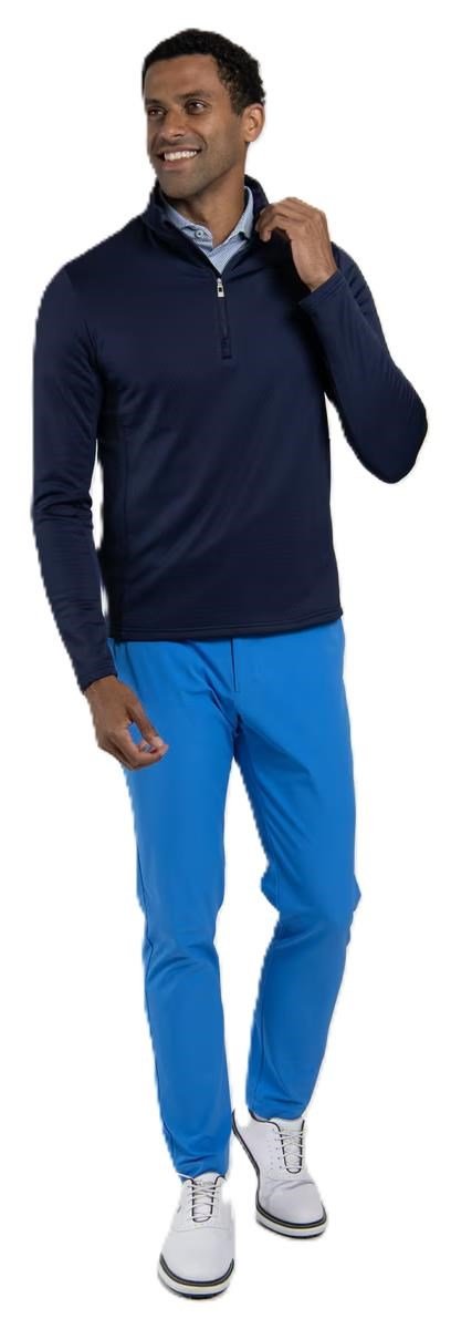 KJUS Hydraulic Midlayer Half-Zip pánska mikina, atlanta blue