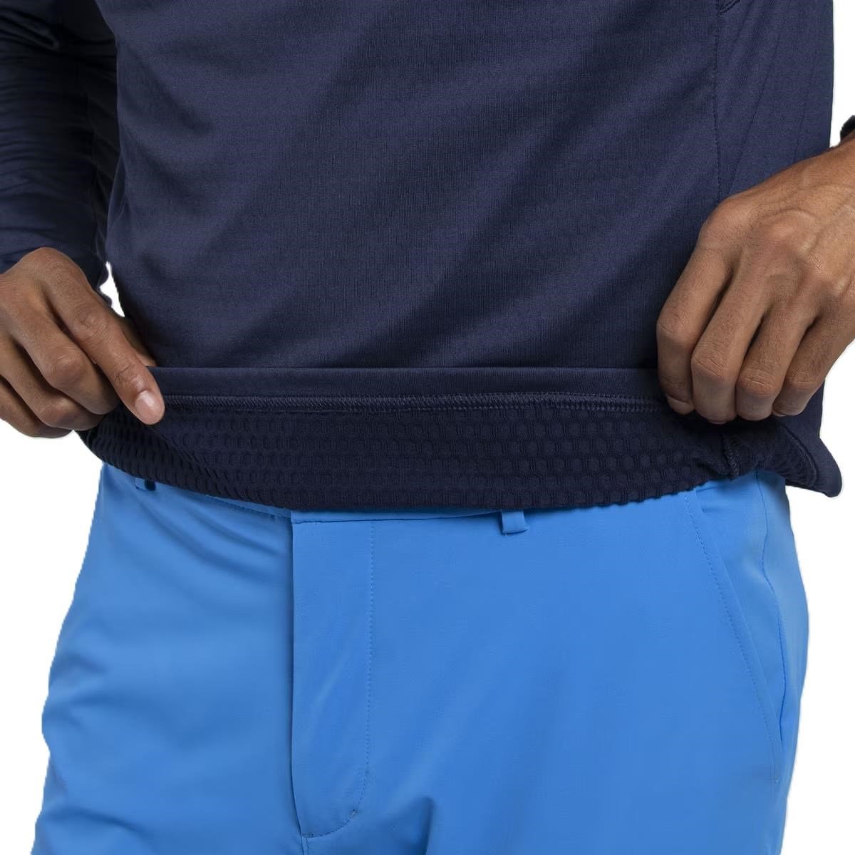 KJUS Hydraulic Midlayer Half-Zip pánska mikina, atlanta blue