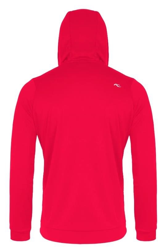 KJUS Kallen Hooded pánska mikina, rhubarb