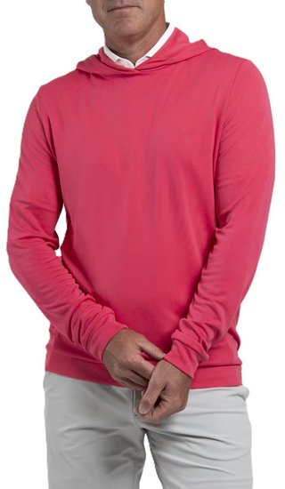 KJUS Kallen Hooded pánska mikina, rhubarb