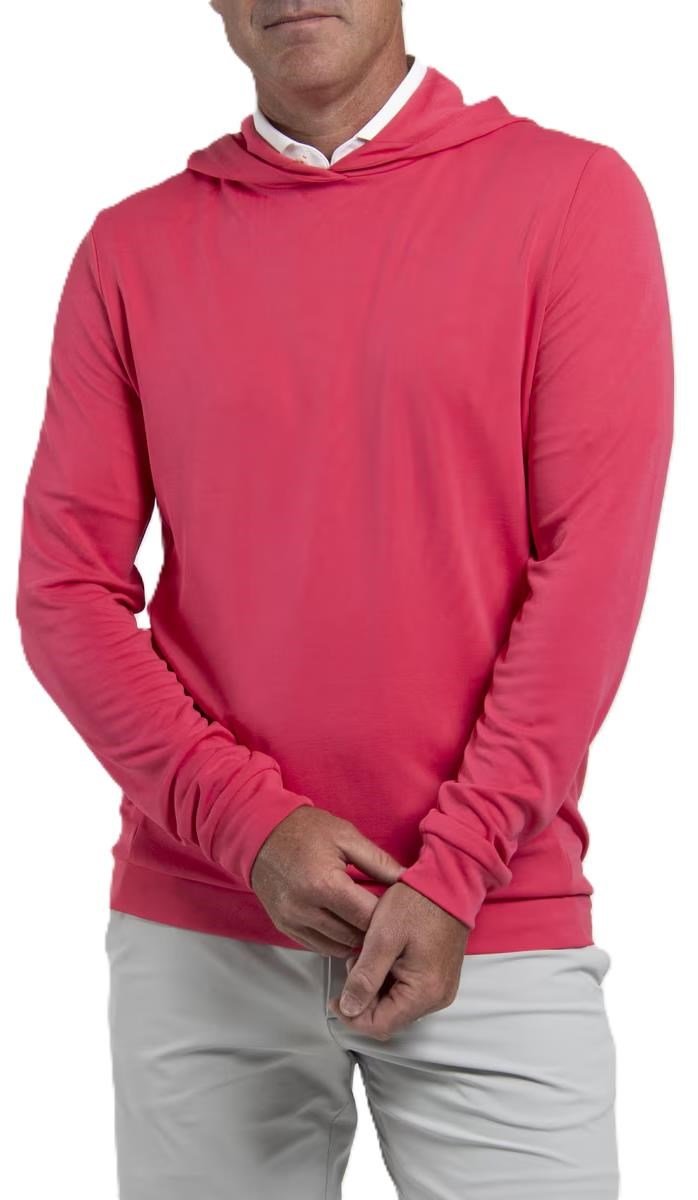 KJUS Kallen Hooded pánska mikina, rhubarb