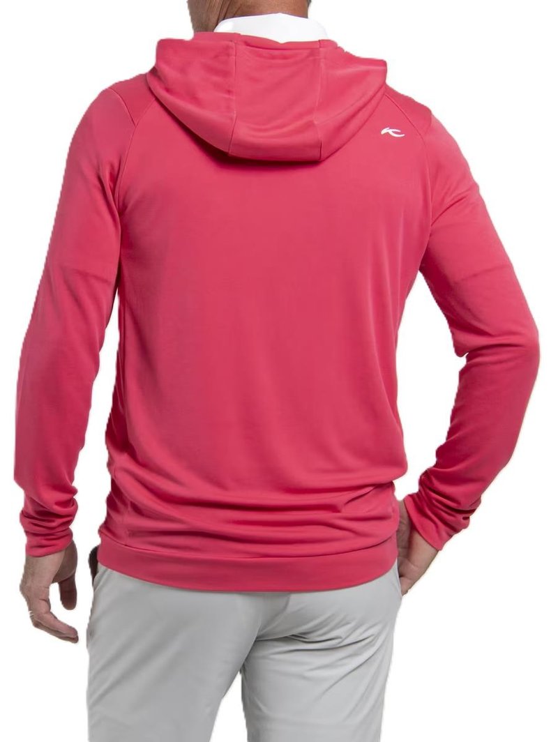 KJUS Kallen Hooded pánska mikina, rhubarb