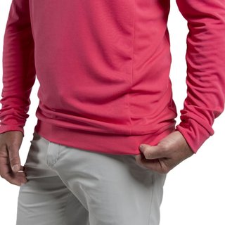 KJUS Kallen Hooded pánska mikina, rhubarb