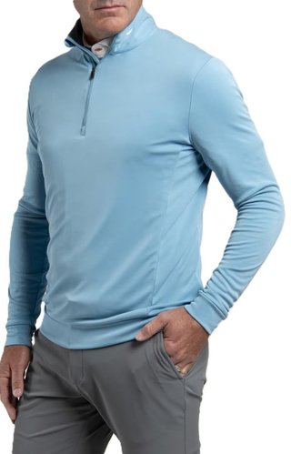 KJUS Kallen Half-Zip pánska mikina, atlas blue