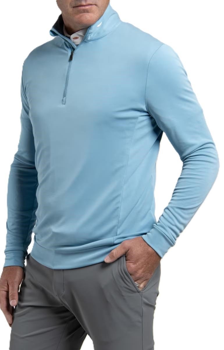 KJUS Kallen Half-Zip pánska mikina, atlas blue