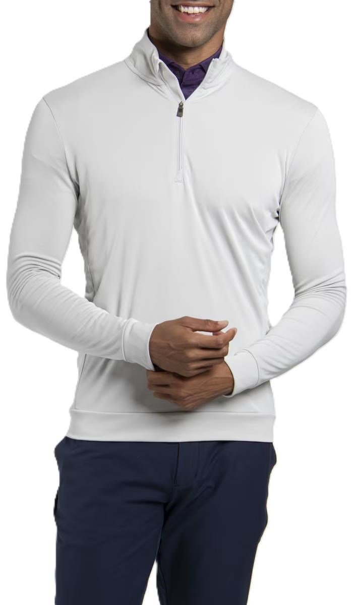 KJUS Kallen Half-Zip pánska mikina, alloy