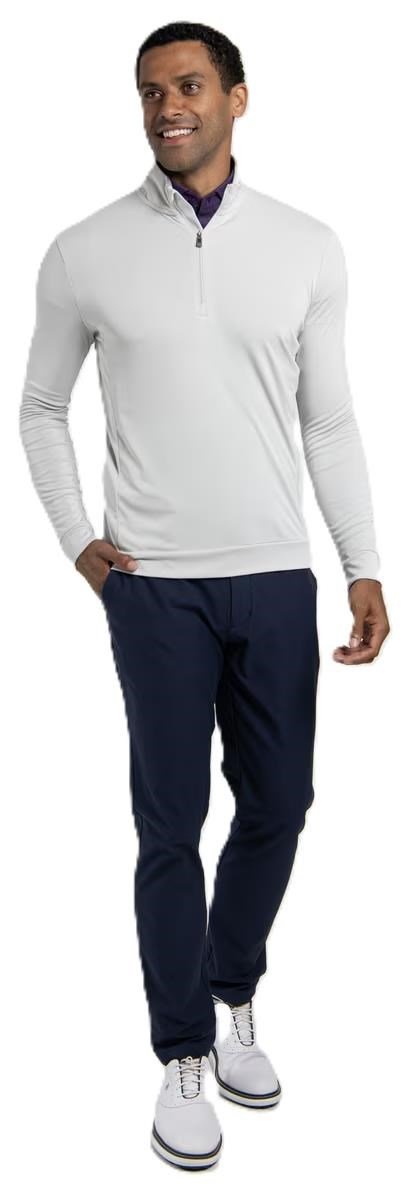 KJUS Kallen Half-Zip pánska mikina, alloy