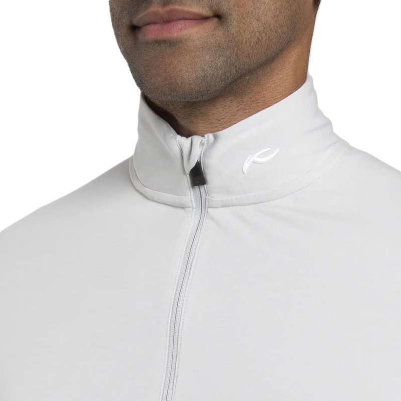 KJUS Kallen Half-Zip pánska mikina, alloy