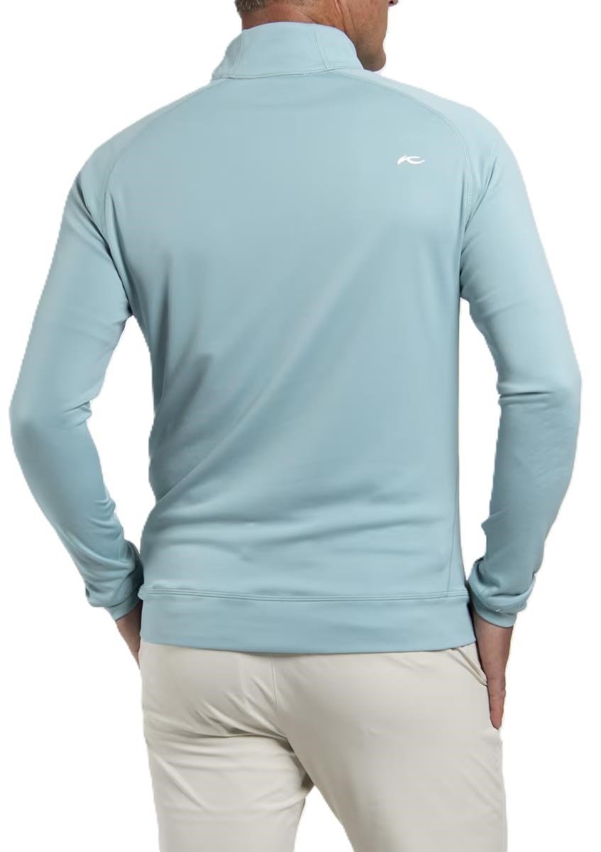KJUS Keano Half-Zip pánska mikina, riverbank/atlanta blue