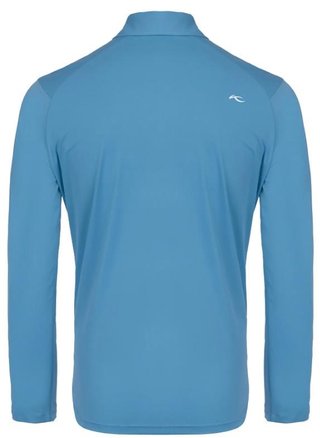 KJUS Cool Point Longsleeve pánske polo, atlas blue