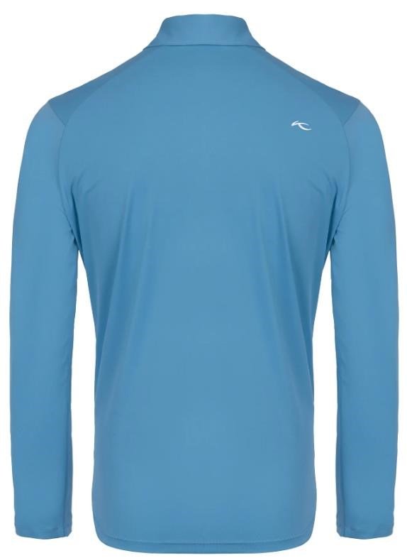 KJUS Cool Point Longsleeve pánske polo, atlas blue