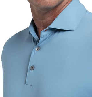 KJUS Cool Point Longsleeve pánske polo, atlas blue