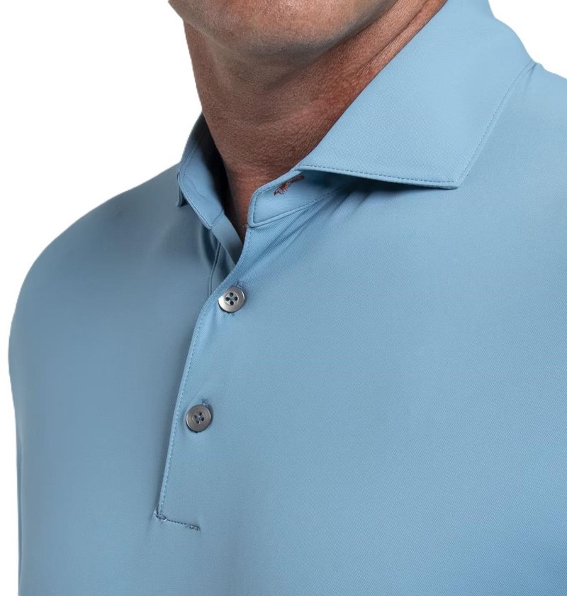 KJUS Cool Point Longsleeve pánske polo, atlas blue