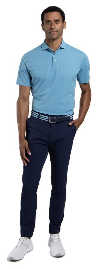 KJUS Cool Point pánske polo, atlas blue