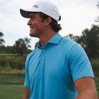 KJUS Cool Point pánske polo, atlas blue