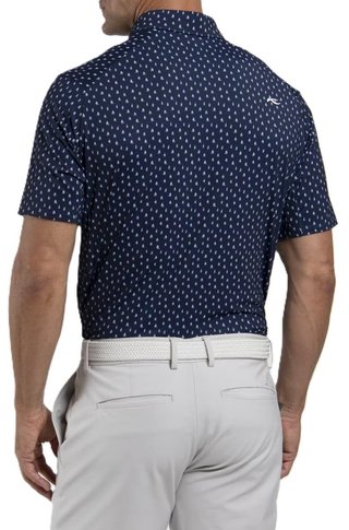 KJUS Golfer pánske polo, atlanta blue/white