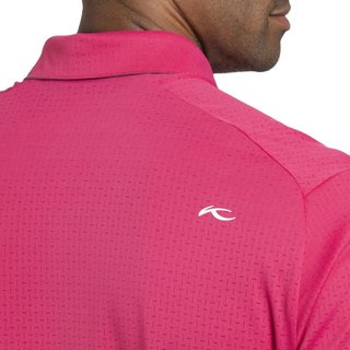 KJUS Savin Structure pánske polo, rhubarb