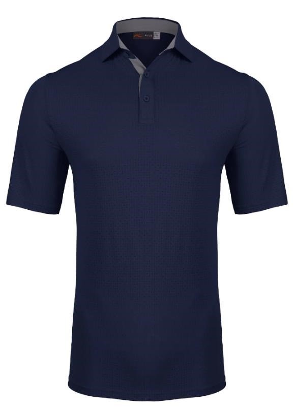 KJUS Savin Structure pánske polo, atlanta blue