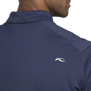 KJUS Savin Structure pánske polo, atlanta blue