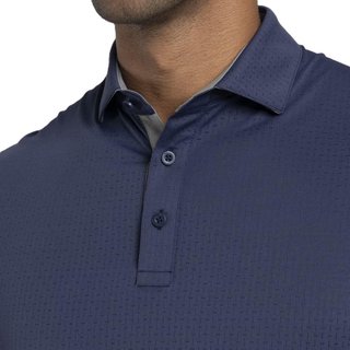 KJUS Savin Structure pánske polo, atlanta blue