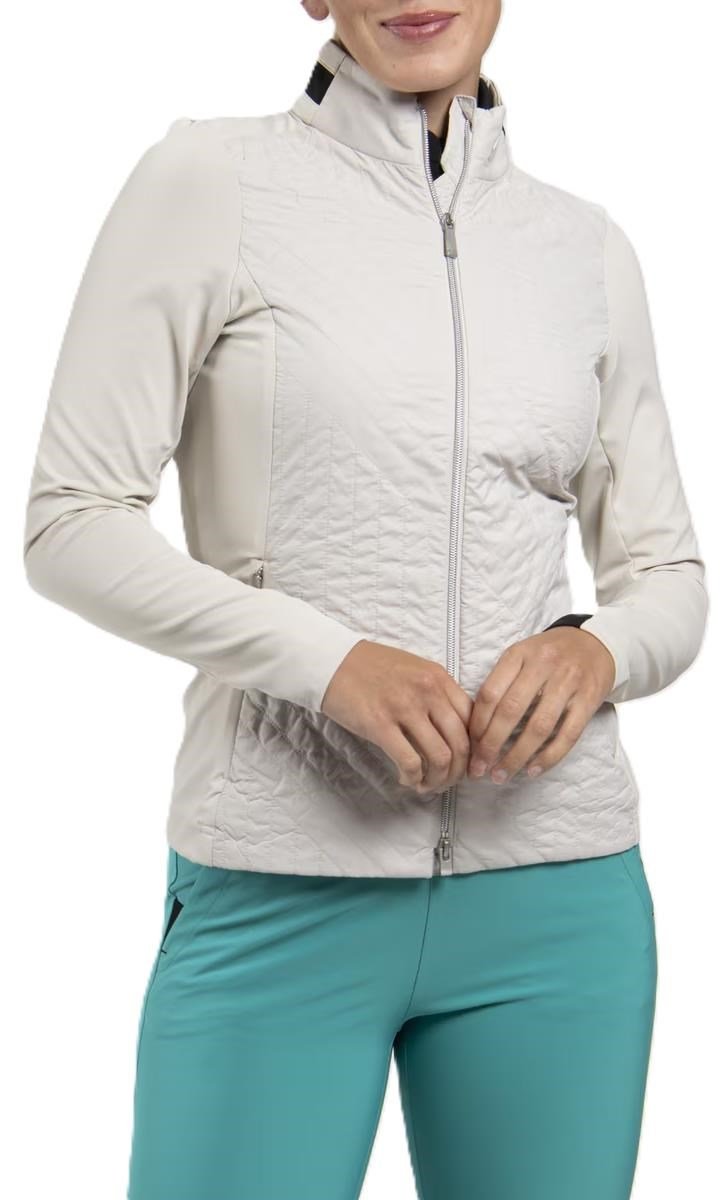 KJUS Retention dámska bunda, oyster/black