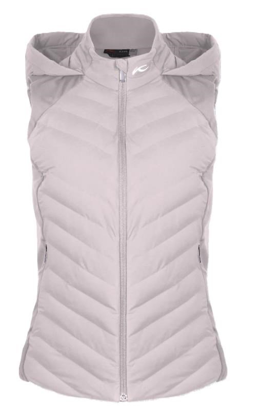 KJUS Sundance Hooded dámska vesta, oyster
