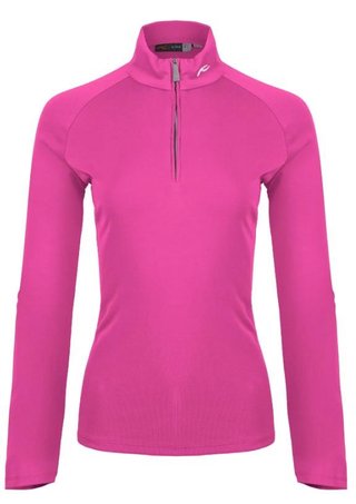 KJUS Kallena Half-Zip dámska mikina, peony
