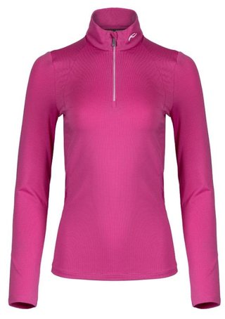 KJUS Collagen Midlayer Half-Zip dámska mikina, peony