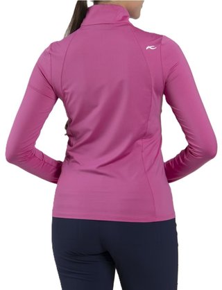 KJUS Collagen Midlayer Half-Zip dámska mikina, peony