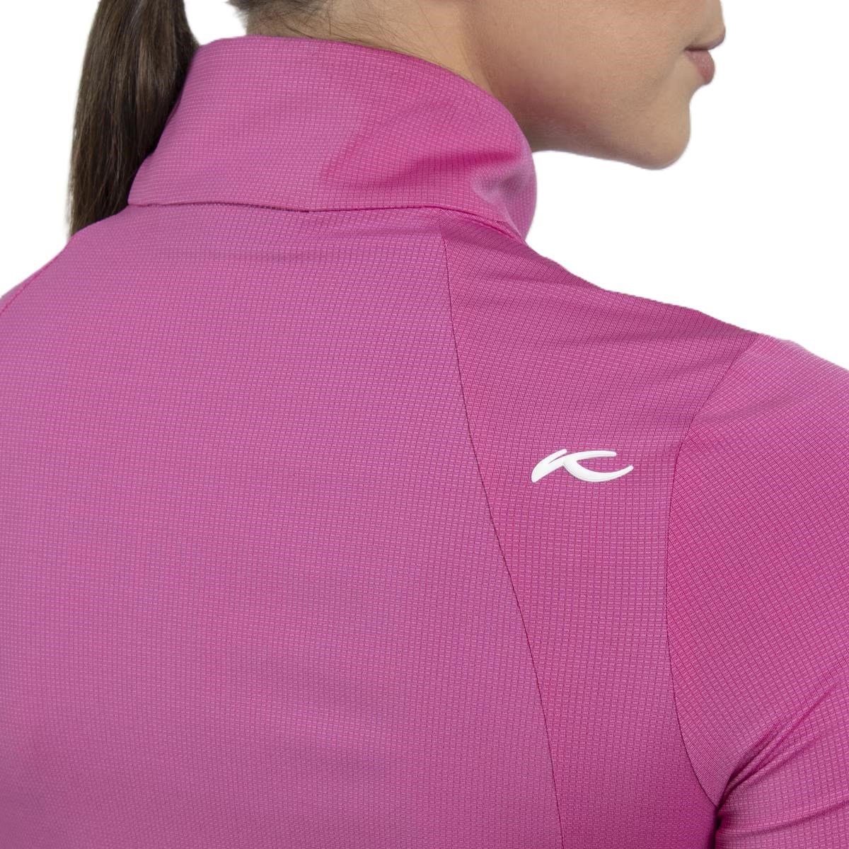 KJUS Collagen Midlayer Half-Zip dámska mikina, peony
