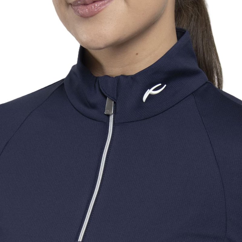 KJUS Collagen Midlayer Half-Zip dámska mikina, atlanta blue