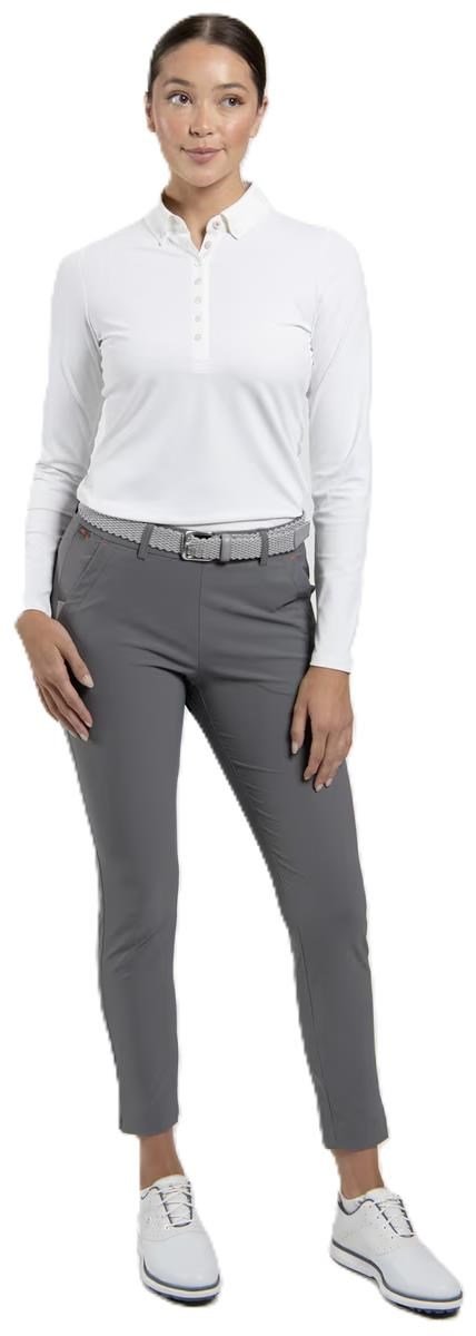 KJUS Catalina Cool longsleeve dámske polo, biele