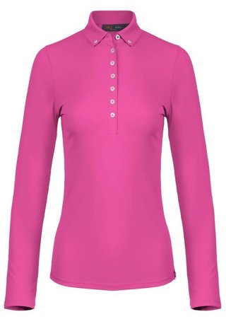 KJUS Catalina Cool longsleeve dámske polo, peony