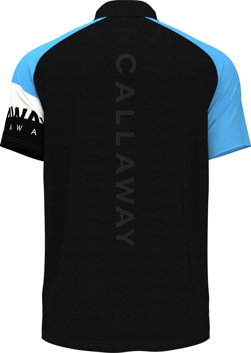 Callaway Modern Traveler Premium Mixed Texture pánske polo, anthracite