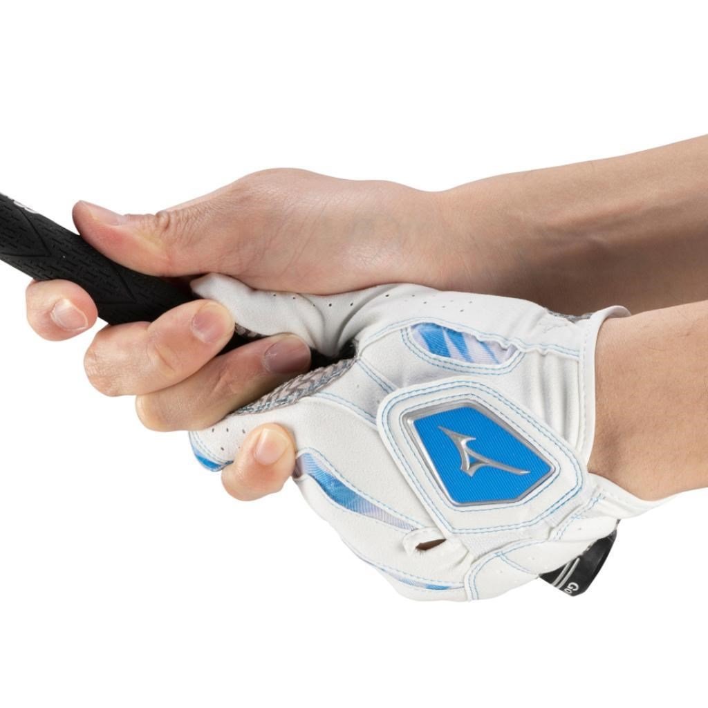 Mizuno Double Grip pánska golfová rukavica, biela