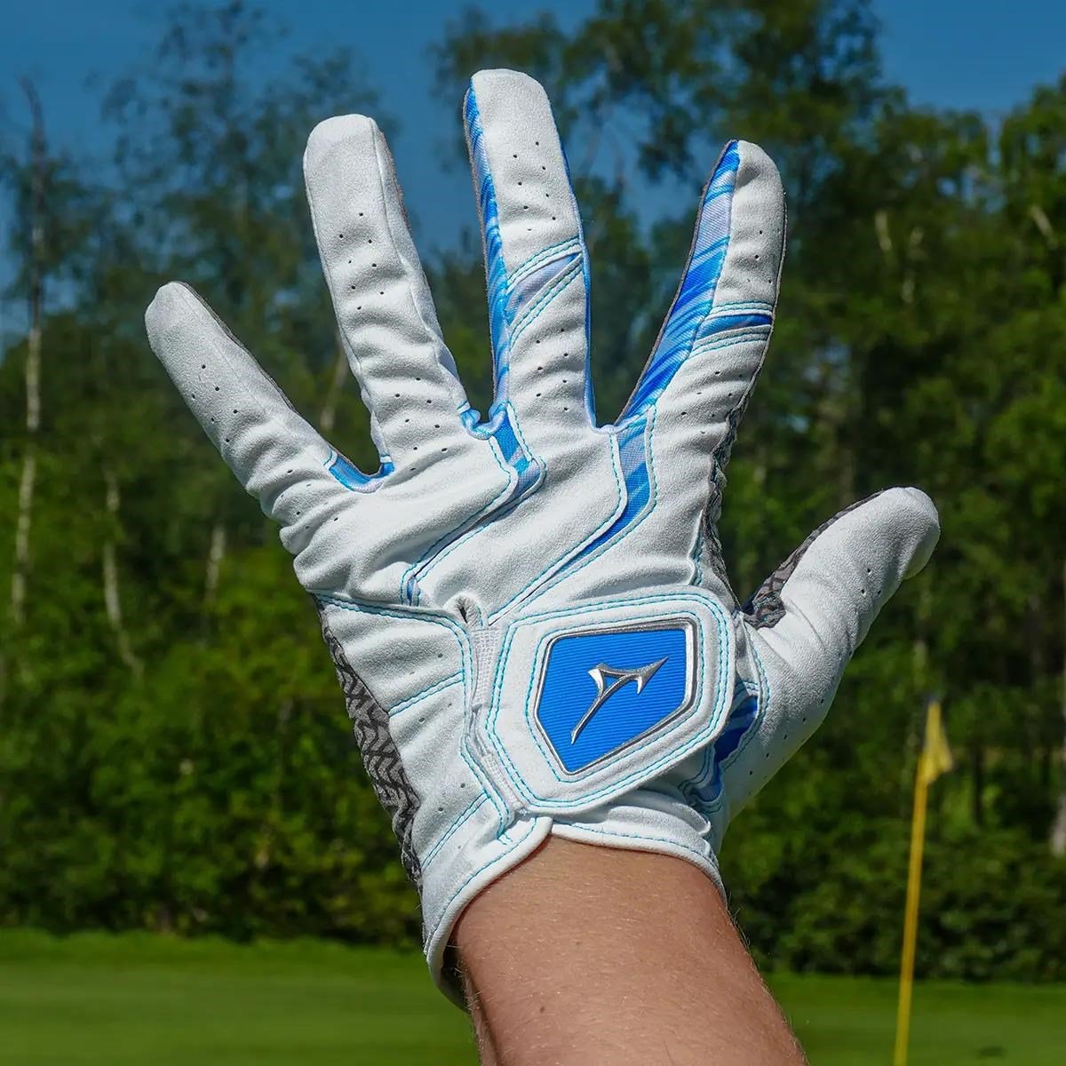 Mizuno Double Grip pánska golfová rukavica, biela