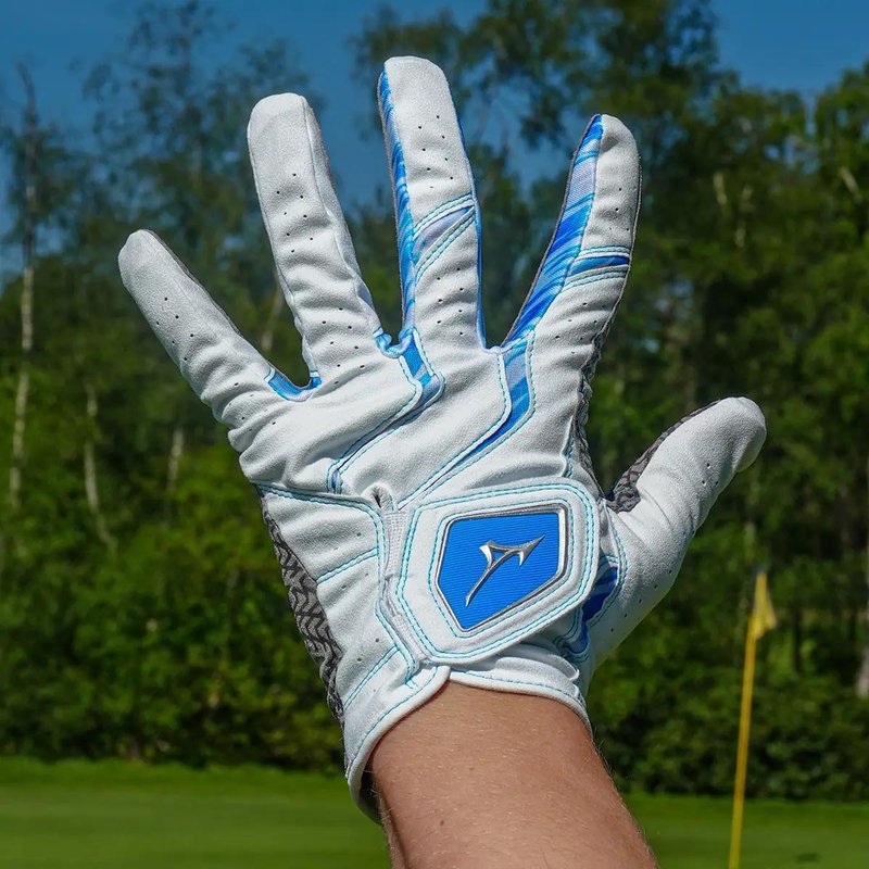 Mizuno Double Grip pánska golfová rukavica, biela