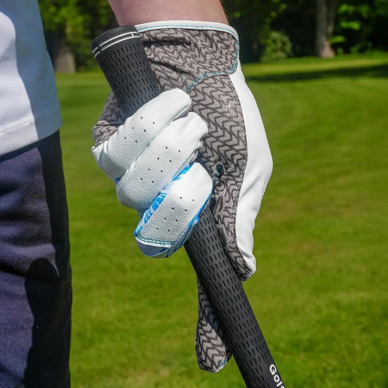 Mizuno Double Grip pánska golfová rukavica, biela