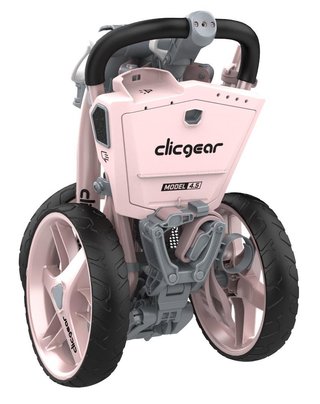 Clicgear 4.5 tlačný vozík, ružový