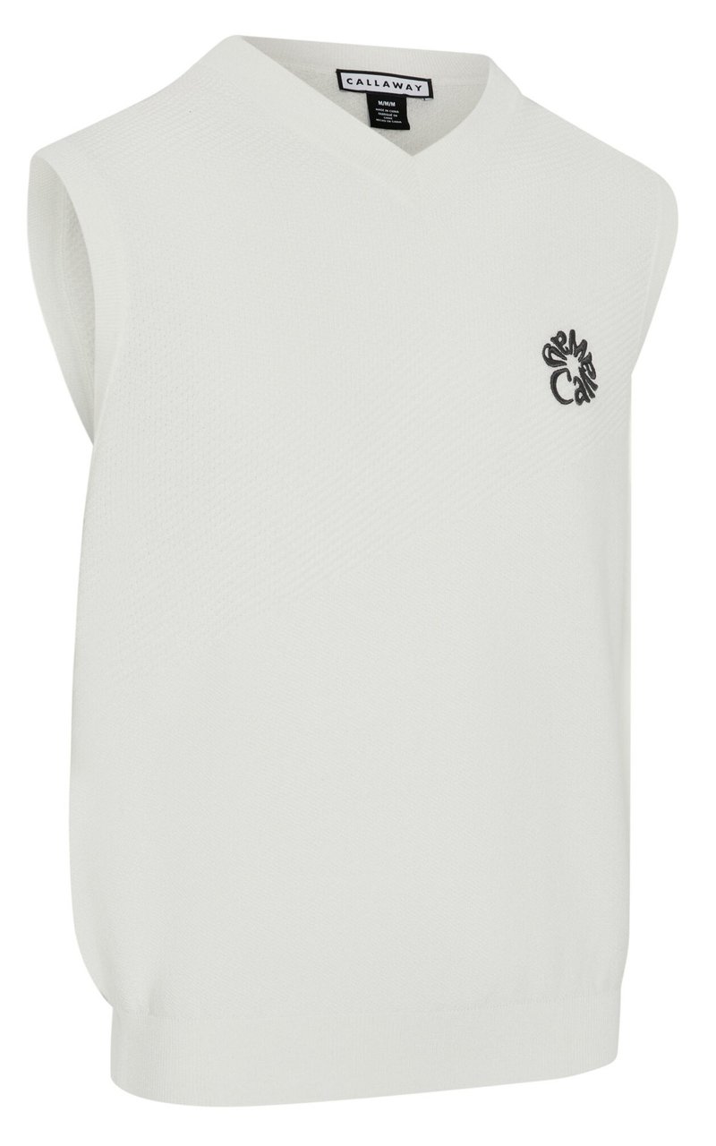 Callaway Mid Century pánska vesta, bright white