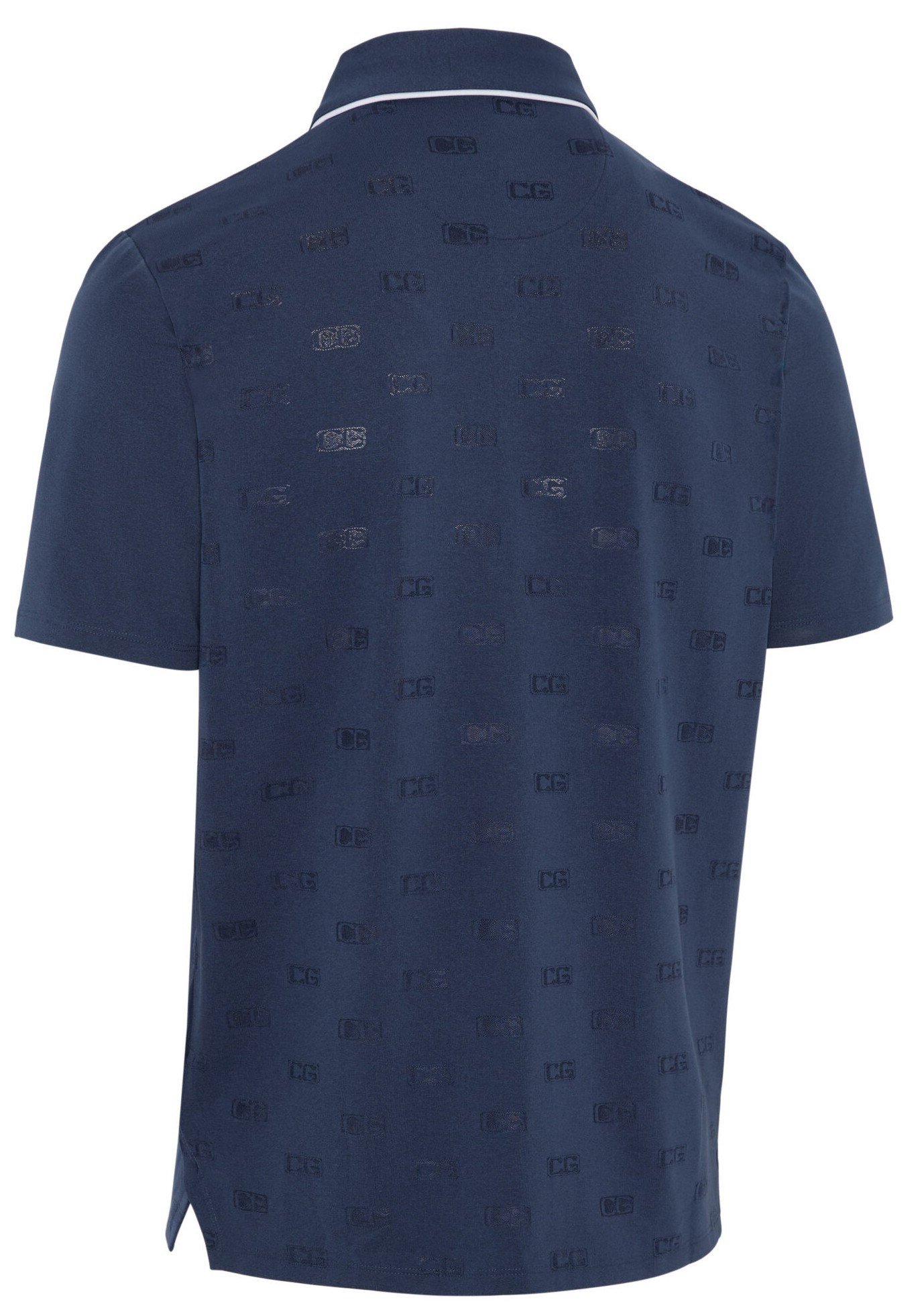 Callaway Mid Century Jacquard pánske polo, medieval blue