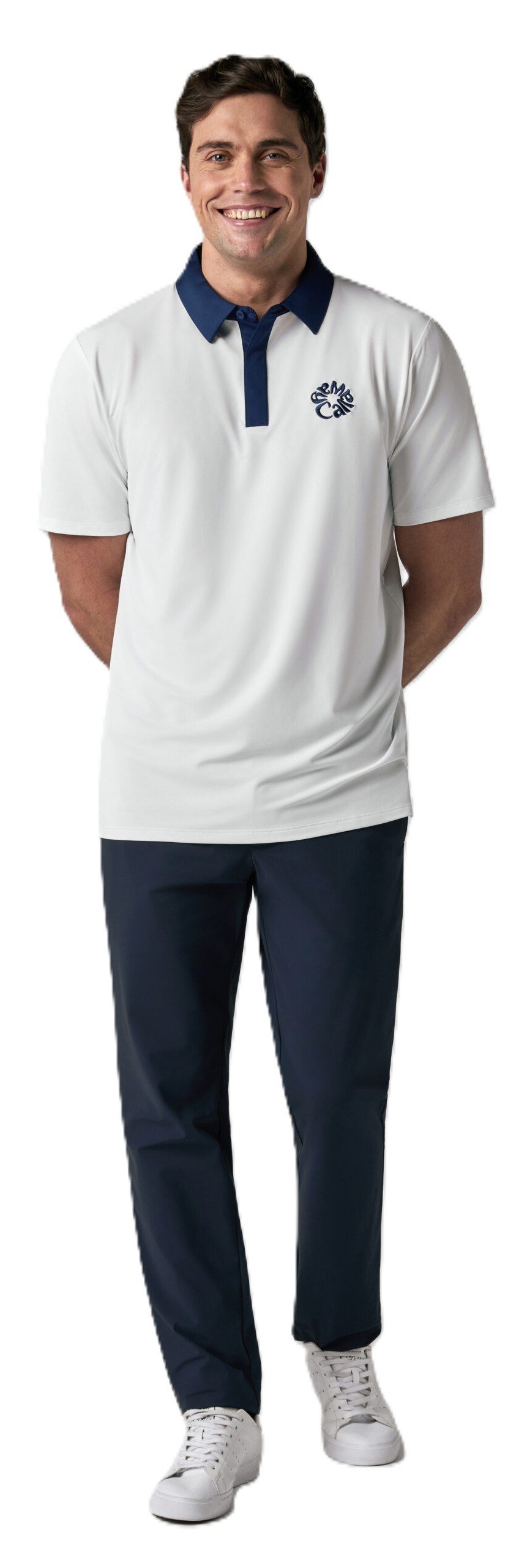 Callaway Mid Century pánske polo, bright white