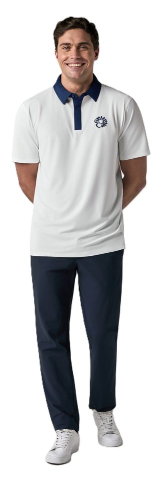 Callaway Mid Century pánske polo, bright white